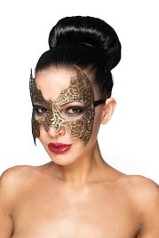 Купить Золотистая карнавальная маска  Алиот в Москве.