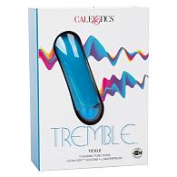 Купить Голубой мини-вибратор Tremble Tickle - 12,75 см. в Москве.
