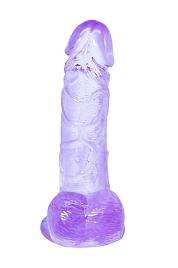 Купить Фиолетовый фаллоимитатор Oxygen - 17,5 см. в Москве.