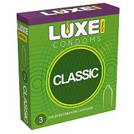 Купить Гладкие презервативы LUXE Royal Classic - 3 шт. в Москве.