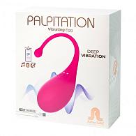 Купить Ярко-розовый вибростимулятор-яйцо Palpitation в Москве.