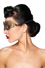 Купить Золотистая карнавальная маска  Денеб в Москве.