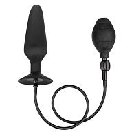 Купить Черная расширяющаяся анальная пробка XL Silicone Inflatable Plug - 16 см. в Москве.