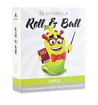 Купить Стимулирующий презерватив-насадка Roll   Ball Apple в Москве.