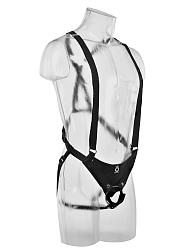 Купить Страпон-система с телесной насадкой 10  Hollow Strap-On Suspender System - 25 см. в Москве.