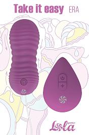 Купить Фиолетовые вагинальные виброшарики Era с пультом ДУ в Москве.