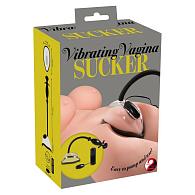 Купить Вакуумная вибропомпа для половых губ Vibrating Vagina Sucker в Москве.