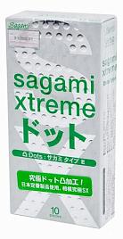 Купить Презервативы Sagami Xtreme Type-E с точками - 10 шт. в Москве.