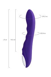 Купить Нереалистичный фиолетовый вибратор SYRIN - 21 см. в Москве.
