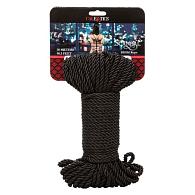 Купить Черная веревка для шибари BDSM Rope - 30 м. в Москве.