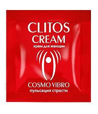 Купить Пробник возбуждающего крема для женщин Clitos Cream - 1,5 гр. в Москве.