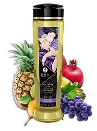 Купить Массажное масло Libido Exotic Fruits с ароматом экзотических фруктов - 240 мл. в Москве.