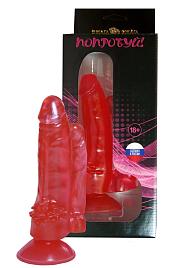 Купить Фаллоимитатор гелевый для анально-вагинальной стимуляции - 17 см. в Москве.