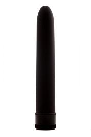 Купить Черный классический вибратор - 17,5 см. в Москве.