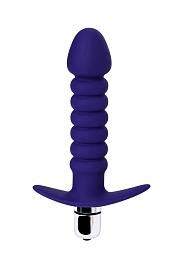 Купить Фиолетовый анальный вибратор Condal - 14 см. в Москве.