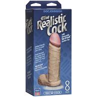 Купить Телесный фаллоимитатор The Realistic Cock 8” with Removable Vac-U-Lock Suction Cup - 22,3 см. в Москве.