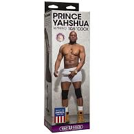 Купить Коричневый фаллоимитатор-гигант Prince Yahshua ULTRASKYN 10.5” Cock with Removable Vac-U-Lock Suction Cup - 27,4 см. в Москве.