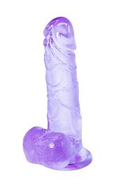 Купить Фиолетовый фаллоимитатор Oxygen - 17,5 см. в Москве.