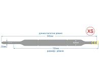 Купить Ремень из натуральной кожи красного цвета - размер XS в Москве.