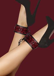 Купить Красно-черные поножи Luxury Ankle Cuffs в Москве.