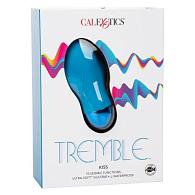 Купить Голубой мини-вибратор Tremble Kiss - 12 см. в Москве.