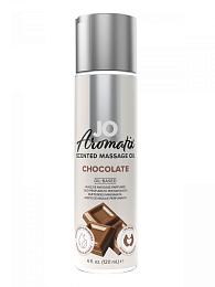 Купить Массажное масло JO Aromatix Massage Oil Chocolate с ароматом шоколада - 120 мл. в Москве.