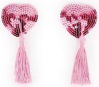 Купить Розовые пэстисы-сердечки с кисточками в Москве.